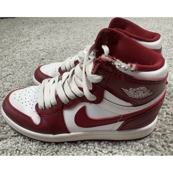 Jordan 1 Retro High OG Artisanal Team‎ Red Sneaker Youth 1.5Y Read - Picture 5 of 9